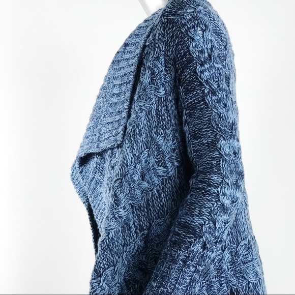 Cliche Couture Blue Cable-knit Sweater - Picture 6 of 8